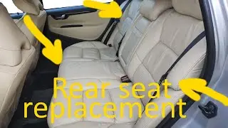 Volvo V70 XC70 Rear seat removal and refitting (Volvo V70 Interior Swap series)