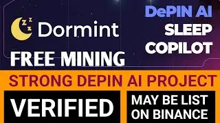 Dormint Mining Guide | Dormint DePIN AI Mining | New Crypto Mining 2024 | Dormint Update