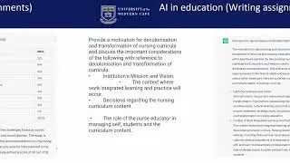 AI Workshop Developing a UWC Framework for Integrating AI into Learning and Teaching