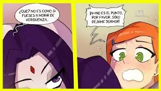 Gwen duerme con medias 🔥 - Comic Gwen x Raven (Ben 10)