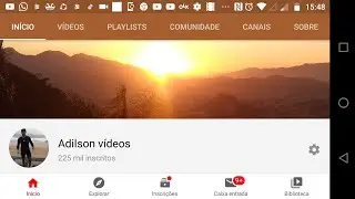 Como colocar capa de fundo no seu canal ( pelo celular