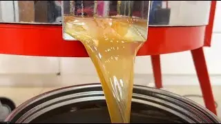 Отжим сока на пневматическом прессе