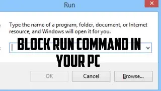 How to Enable or Disable Run Command (Win+R) Box on Windows 