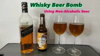 Whisky & German Lager Beer Bomb | Non-Alcoholic Beer) | 
Quick & East Cocktail Recipe 🍺🥃