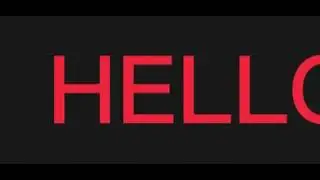 HELLO | Scrolling text LED scrolling text 