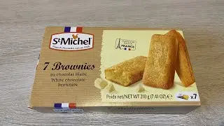 Пирожное StMichel с белым шоколадом Брауни