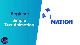 Simple Text Animation - After Effects Tutorial by cycle animation