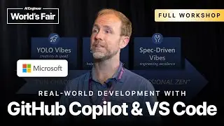Real World Development with GitHub Copilot and VS Code — Harald Kirschner, Christopher Harrison