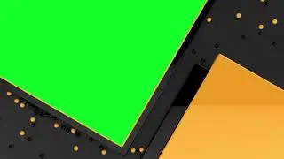 Professional Smooth Yellow Black Slideshow - Presentation Green Screen | FREE TO USE | iforEdits