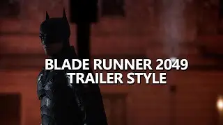 The Batman (Blade Runner 2049 Trailer Style)