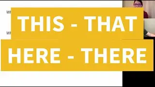 Private Lesson - 4 This/That - Here/There (Bu/Şu/O - Bunlar/Şunlar/Onlar)