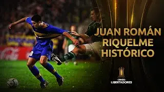 Las MEJORES jugadas de JUAN ROMÁN RIQUELME en la HISTORIA de la CONMEBOL Libertadores