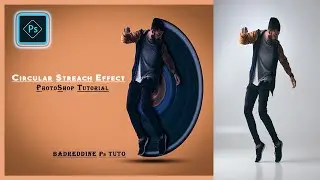 PhotoShop Tutorial: How to Make a Circular Pixel Stretch Effect 🤩