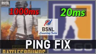 Bsnl FTTH - Gaming Test , Ping Fix (Routing issue)