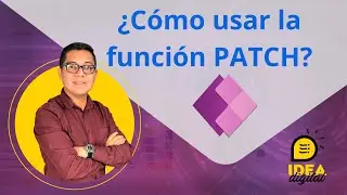 Cómo usar la función patch en power apps