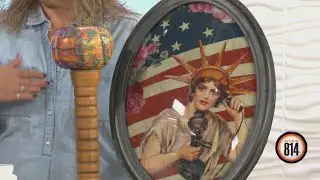 Learning how to use Decoupage with LaVonne from Statement Designs