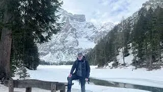 Lago di Braies 19 febbraio 2024