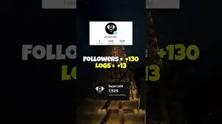 Day 57 - Building a Base Using 1 Log For Every 10 Followers!🚀 #shorts