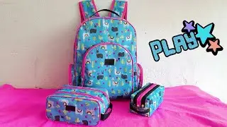 como fazer mochila escolar (passo a passo @SandrinhaAtelie