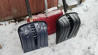 Снеговые лопаты "типа Fiskars".