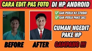Cara Membuat Pas Foto Berlatar Warna di HP Android