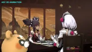 Genshin Meme - Xiangling And Guoba : It's Hot On The Bottom!!!