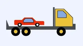 Creating a Transport Truck Design with Shape Tools | Membuat Desain Truk angkut dengan Tools Shape