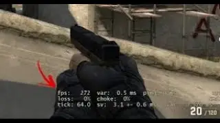 Como ver  FPS no Csgo.