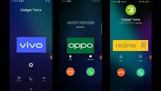 VIVO vs OPPO vs REALME incoming call (Screen Video)