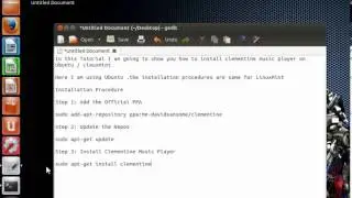 Install Clementine Player On Ubuntu / LinuxMint