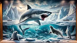 Arctic GREAT WHITE SHARKS Take Over the Coldest Land!