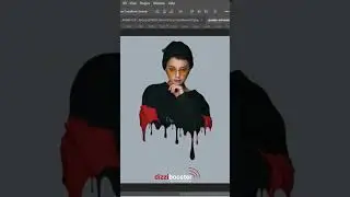 Dripping Effect In Photoshop.#photoshop #adobephotoshop