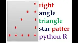 p15 python program to write empty or hallow right angle triangle straight verticle as shown