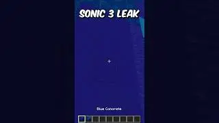 SONIC THE HEDGEHOG 3: FILM LEAK in MINECRAFT 😱 
