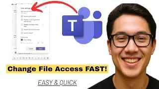 How To Change permission on a file shared in a Teams chat (Easy & Quick!)