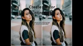 How to CREATE Vector Painting Effect  | PHOTOSHOP Tutorial
