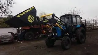 Отзыв о фронтальном погрузчике КУН на трактор МТЗ Генерал 2000 АГРОКУБ