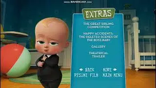 The Boss Baby DVD Menu Walkthrough
