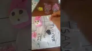 unboxing scenario character makeup bind bag#viral #craft #beautiful #cute #shorts#😊