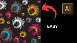 Illustrator Tutorial : How To Create Beautiful Floral Vector in Illustrator ।Graph Paper