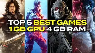 Top 5 High Graphics Games For 1 GB Graphics Card | Best Games For Low End PC | Urdu/Hindi 2023