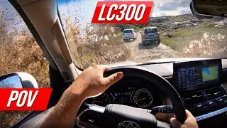 Polar russian military road | POV tough offroad drive through tundra on Toyota Land Cruiser 300
