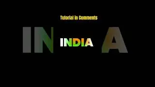 Text Masking Effect I Cinematic Color Moving Text animation I Vn video editor #shorts#viral