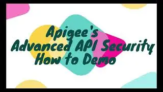 How to Demo -  Apigee's Advanced API Security