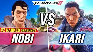 T8 🔥 Nobi (#2 Ranked Dragunov) vs iKari (Kazuya) 🔥 Tekken 8 High Level Gameplay