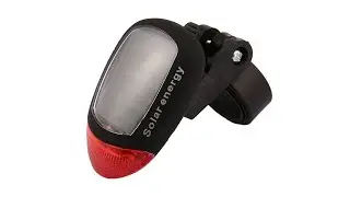 Mode Available Solar Energy Rechargeable Bicycle Tail Light