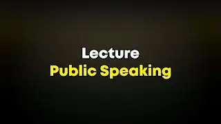 College Publiekelijk Spreken / Lecture Public Speaking
