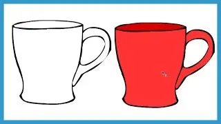 How to Draw a Mug Step by Step Easy for Kids and Beginner