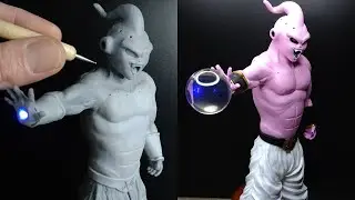 Sculpture Majin Buu | Dragon ball Z |  Cosclay |  timelapse