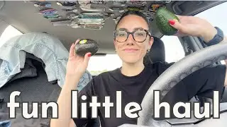 the most RANDOM haul + trying a new food | Katie Carney
